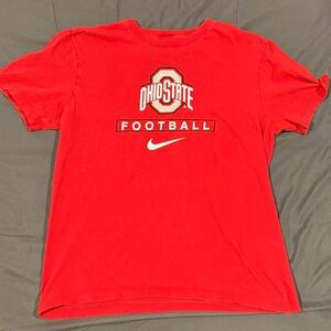 Nike Red Ohio State Football Tee